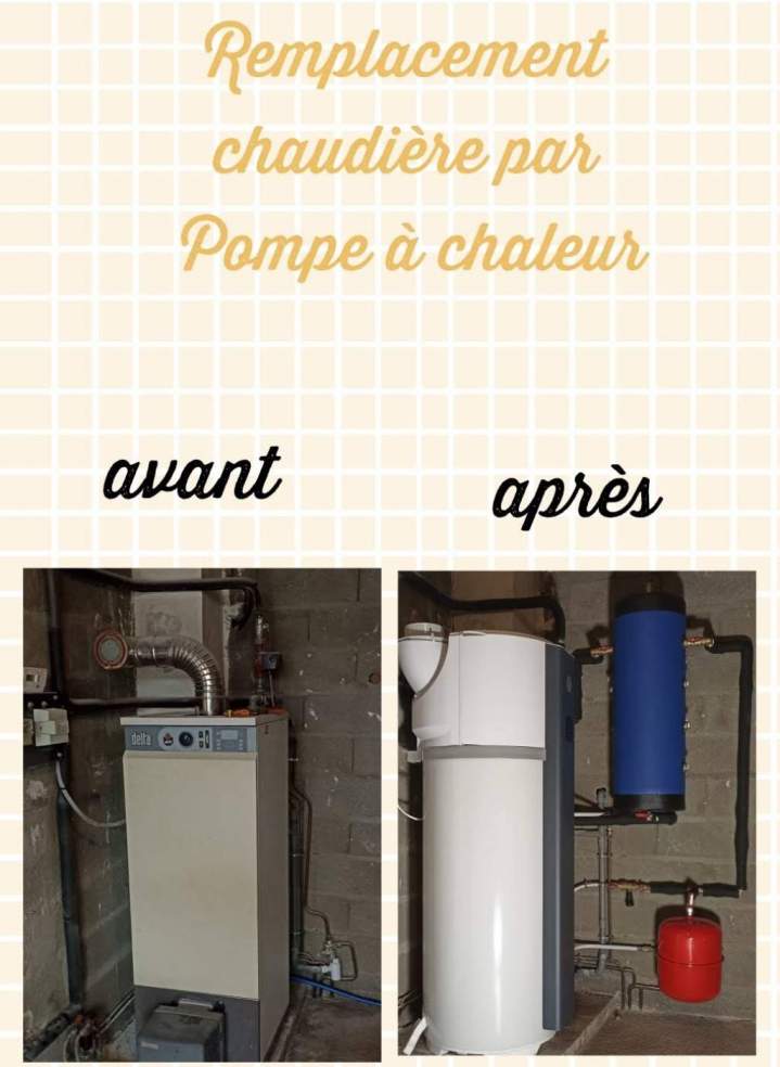 Remplacement de chaudière Les Ponts-de-Cé