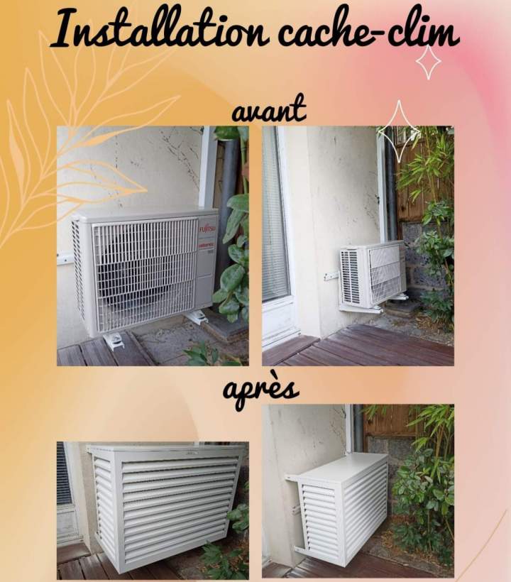 Installation cache clim Les Ponts-de-Cé